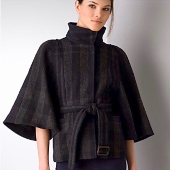 Theory Jackets & Blazers - Theory Nivalis Plaid Belted Coat